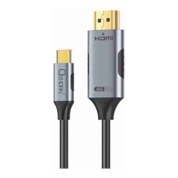 8Ware Oxhorn USB C to HDMI 2.0 2m cable 4K@60Hz Aluminum plugs black Support HDCP 1.4 HDCP 2.2 Thunderbolt 3/4 LPCM compatible Windows/Mac/Chromebooks