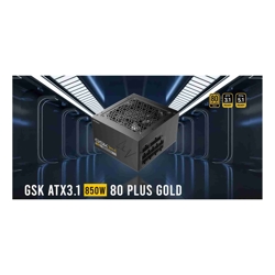 Antec GSK850 80+ Gold Fully Modular ATX 3.1 PCI-E 5.1 latest High Quality Japanese Capacitors Ultimate performance and reliability PSU