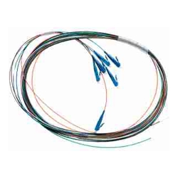 4Cabling FIBRE PIGTAIL LC OS1 / OS2 SINGLEMODE 2M 6 PACK RAINBOW