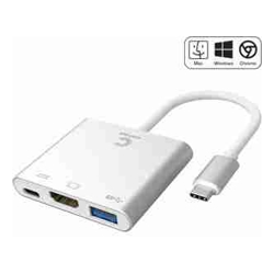 BluPeak COMSOL USB-C MALE TO HDMI/USB 3.0/USB-C ADAPTER