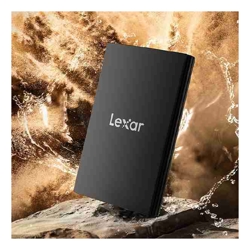 Lexar Armor 700 Portable SSD 2TB  USB  256-bit AES Encryption  IP66 Water and Dust Resistance 5 year limited warranty. Black.