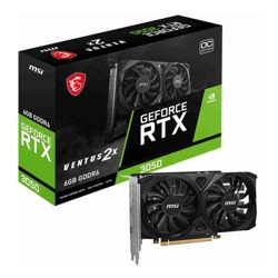 MSI nVidia Geforce RTX 3050 VENTUS 2X 6G OC Video Card