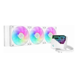 Deepcool  LT360 A-RGB White High-performance Liquid CPU Cooler 5th Gen Pump 360mm Radiator