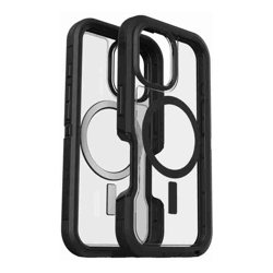 OtterBox Defender XT Clear iPhone 16 Dark Side