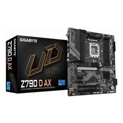 Gigabyte Z790 D AX  Intel LGA 1700 ATX Motherboard 4x DDR5 ~192GB 2x PCI-E x16 3x M.2 6x SATA  6x USB 3.2 2x USB-C2x USB 2.0