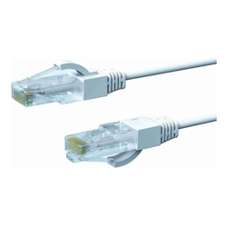 4Cabling Cat 6A THIN U/UTP LSZH 28 AWG 2m RJ45-RJ45 Network Cable | 50 Pack White