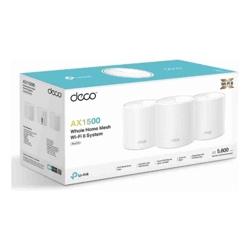 TP-Link DECO AX1500 WHOLE HOME MESH WI-FI 6 SYSTEM 1GbE(2) 3PK 3YR