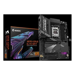 Gigabyte X870 AORUS ELITE WIFI7 AMD AM5 ATX Motherboard 4x DDR5~256GB3x PCIe x16 4x M.2 4x SATA 6 4x USB 3.2 4x USB2.0 2x USB-C