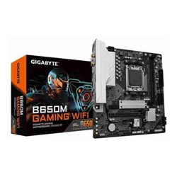 Gigabyte GA-B650M-GAMING-WIFI Micro-ATX AMD AM5 2xDDR5 1xM.2+SATA 6Gb/s 1xPCIe RAID 1xHDMI 1xD-Sub GbE LAN Wireless AC+Bluetooth 2xUSB3.2 3 Year Warranty