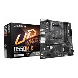 Gigabyte B550M K/AMD AM4/MATX/4x DDR4 up to 128GB/4733MHz/PCIe 4.0 x1 3.0 x1/M.2 x2