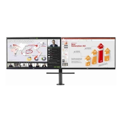 LG ERGO Dual 27&amp;amp;quot; QHD(2560x1440) Daisy Chain Monitor16:9IPS5ms75HzHDMI(2.0)x1DP(1.4)x1USB3.0x2USB-C(60W)C-CLAMP ERGO STAND3YR WTY