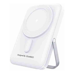 Choetech B743-WH 10000mAh PD20W Magnetic Power Bank with Holder White