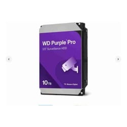 WD Western Digital WD102PURP Purple Pro 10TB 3.5&amp;amp;quot; Surveillance HDD 7200RPM 256MB SATA3 265MB/s 550TBW 24x7 64 Cameras AV NVR DVR 2.5mil MTBF 5yrs