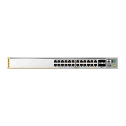 Allied Telesis | AT-x530L-28GPX-40 | 24 Port 10/100/1000T PoE+ stackable switch with 4 SFP+ ports and 2 fixed power supplies