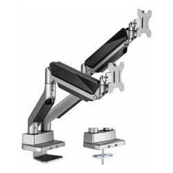 mbeat activiva Heavy Duty Dual Monitor Screen Gas Spring Monitor Arm Support:For monitors 17&amp;amp;quot;-35'' each up to15kg.  Integrated 180 Rotation (LS)