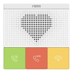 Fanvil Y501 2 SIP Lines Healthcare Intercom HD Audio Waterproof  Dustproof PoE Enabled Wall Mountable 10/100Mbps 3 Button. Auto answe No Wi-Fi