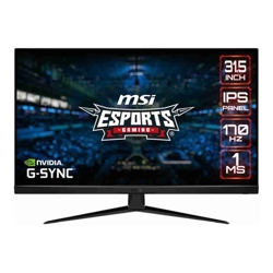 MSI G321Q 31.5&amp;amp;quot; IPS 2560x1440 16:9 1ms 170Hz FreeSync/G-Sync 2xHDMI 1xDP VESA Tilt 3 Year Warranty 