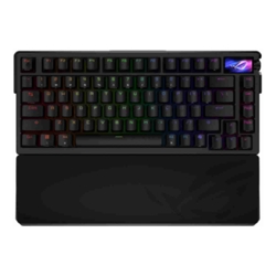 Asus ROG Azoth Extreme Snow SWITCH ROG NX Mechanical Full-Color OLED Touchscreen 8000 Hz with ROG Polling Rate Booster