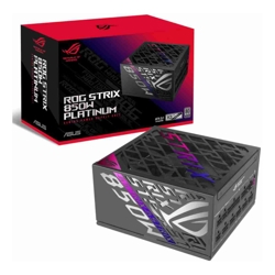 Asus ROG-STRIX-850P-GAMING ROG STRIX 850W Platinum PSU ROG heatsinks Dual ball fan bearings 0dB technology 10YW