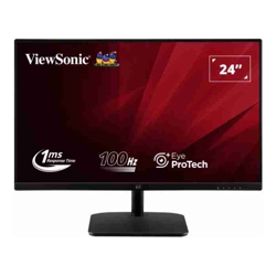 ViewSonic 24&amp;amp;quot; Office Ultra Thin Bezel + SuperClear IPS 2x Speakers 4ms 100h FHD 1080 HDMI VGA 3.5 Audio Multi-View Eye Care. VESA 75m Monitor