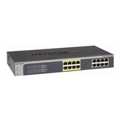 NETGEAR JGS516PE ProSAFE Plus 16-Port Gigabit Unmanaged Switch with PoE 12 Mth Wty (Refurbished)