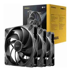 Antec Tranquil140 PWM 2000RPM 59.23CFM 2.46mmHO 4 Pin PWM Connector 140mm x 25mm Performance  case Fan Tranquil Series 3 Pack