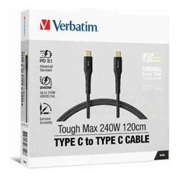 Verbatim Cable 240W USB-C to USB-C 120CM