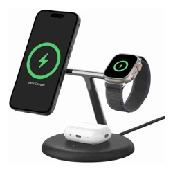 Belkin BOOSTCHARGE PRO 3-IN-1 MAGNETIC WIRELESS CHARGING STAND WITH QI2 15W