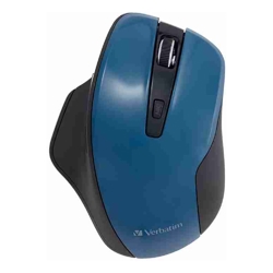 Verbatim Silent Ergonomic Wireless LED Mouse Blue
