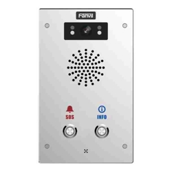 Fanvil I16SV02P Outdoor Video SIP Intercom Water  dust proof SIP Intercom IP65 (2 button) Built-in HD camera HD voice built-in 3W speaker TF card
