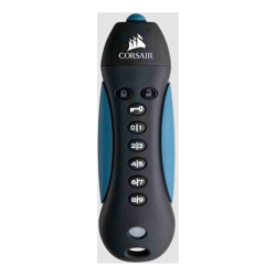 Corsair Padlock 3 128GB Secure USB 3.0 Flash Drive with Keypad Secure 256-bit Hardware AES Encryption