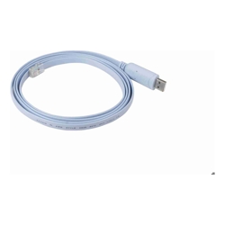 4Cabling 1.8m Console Cable USB to RJ45 | 1.8m USB 2.0 Full Speed compatible | Light Blue