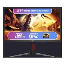 AOC 27&amp;amp;quot; IPS LCD W-LED 16:9 4K 3840 x 2160 UHD HDR10 Speakers HDMI 2.1 x 2 DisplayPort 1.4 x 1  HDR400