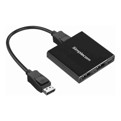 Simplecom CM214 DisplayPort Splitter 1 IN 2 OUT MST Hub for Dual Extended Screens 4K DP 1.4