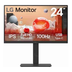 LG 23.8&amp;amp;quot; (16:9) FHD IPS HDMI DP USB-C USB RJ45 100Hz SPKR 3YR