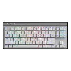 Logitech G515 Lightspeed TKL Wireless Gaming Keyboard (White) USB-A to USB-C charging and data cable (1.8 m)