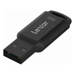 Lexar [NR MODEL] Lexar V400 64GB JumpDrive USB3.0 Flash Drive up to 100MB/s read BlackSecurely protect files with Lexar DataShield. 256-bit AES