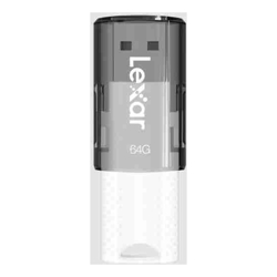 Lexar [NR MODEL] Lexar S60 64GB JumpDrive USB 2.0 Flash Drive provides stylish high-capacity portable storage allowing you to easily transfer store