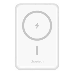 Choetech B662-WH USB-A + USB-C + Wireless Magnetic Power bank 5000mAh (White)