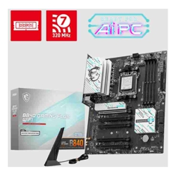 MSI B840 GAMING PLUS WIFI AM5 4x DDR5 256GB 1x HDMI 4x PCI-E x16 slot 3x M.2 Wi-Fi 7