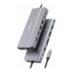mbeat Elite X14 Triple 4K Display Multi-Port USB-C Hub USB-C 3.2 Gen 2 x 1 Supports USB-C DisplayPort 1.4 (DP-Alt Mode)  HDMI 2.0 Version x 2 Max.
