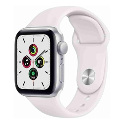 Apple Watch SE 2 (GPS) 40mm Aluminium Silver with White Band (Refurbished)
