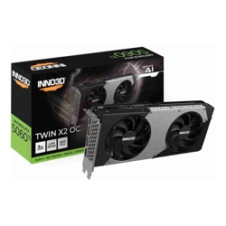 Inno3D nVidia GeForce RTX 5060 Ti TWIN X2 OC 8GB GDDR7 2602MHz Boost Clock RAM 28Gbps 3xDP 1xHDMI