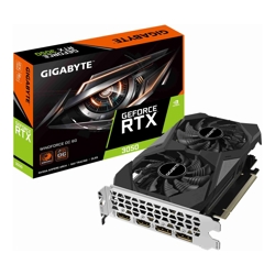 Gigabyte nVidia GeForce RTX 3050 WINDFORCE OC 6G 1.0 GDDR6 Video Card 1477 MHz PCI-E 4.0 2x DP 1.4 2x HDMI 2.1 (V2)