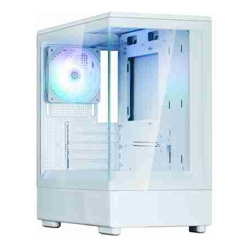 Zalman P10 White Mini-Tower Tempered Glass Drive Bays 2x Combo (3.5&amp;amp;quot; Or 2.5&amp;amp;quot;) 1x 2.5&amp;amp;quot; Expansion Slot: 5 Motherboard Support: mATX / Mini-ITX Pre-Installed Fan: 1x 120mm ARGB 1 Year Warranty