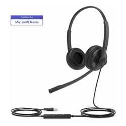 Yealink WIRED (UH34) MS  DUAL HEADSETNOISE CANCELLING MICROPHONEUSB-A