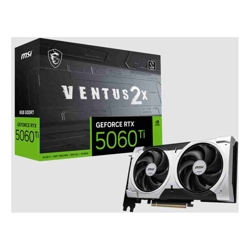 MSI nVidia GeForce RTX 5060 Ti 8G VENTUS 2X PLUS PCI Express Gen 5 x16 (uses x8) Boost: 2572 MHz CUDA 4608 Units 8GB GDDR7 HDMI x 1(LS)