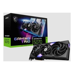 MSI nVidia GeForce RTX 5070 12G GAMING TRIO OC Boost: 2610 MHz CUDA 6144 Units 12GB GDDR7 HDMI x 1