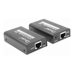 Just You PC Oxhorn HDMI Extender over Ethernet 1080p HDCP 1.2 FHD up to 60m with PoE function alloy casing Black 2 year warranty
