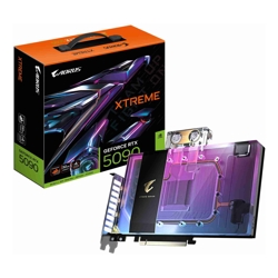 Gigabyte GV-N5090AORUSX WB-32GD GeForce RTX 5090 CUDA 21760 32 GB. GDDR7  PCI-E 5.0 1000W HDMI 2.1b x1